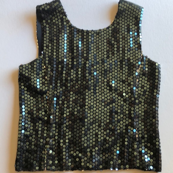 Anna Sui Tops - Anna Sui Sequined Tank Top Size Small
